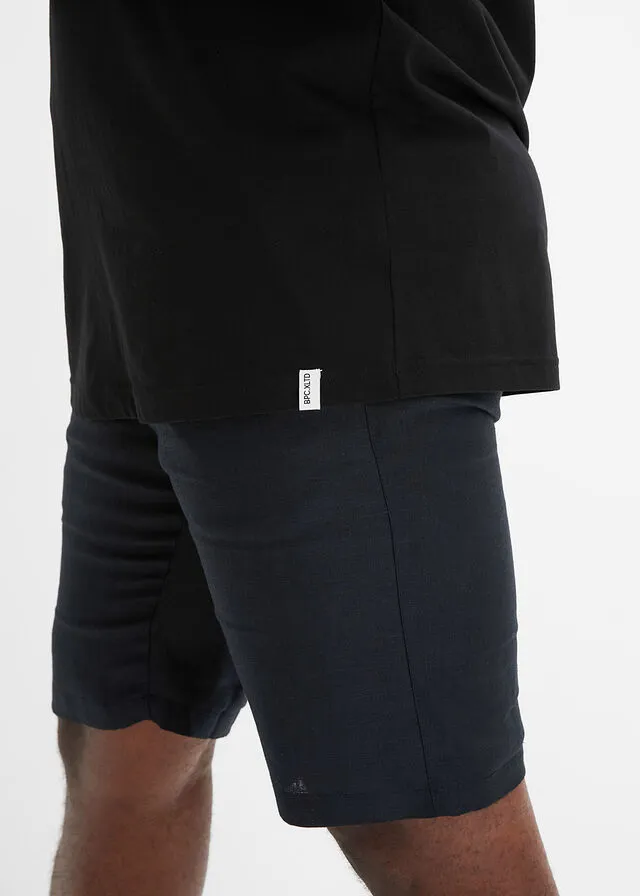 CAMISETA CON CORTE CóMODO (2 UNIDADES) BLANCONEGRO